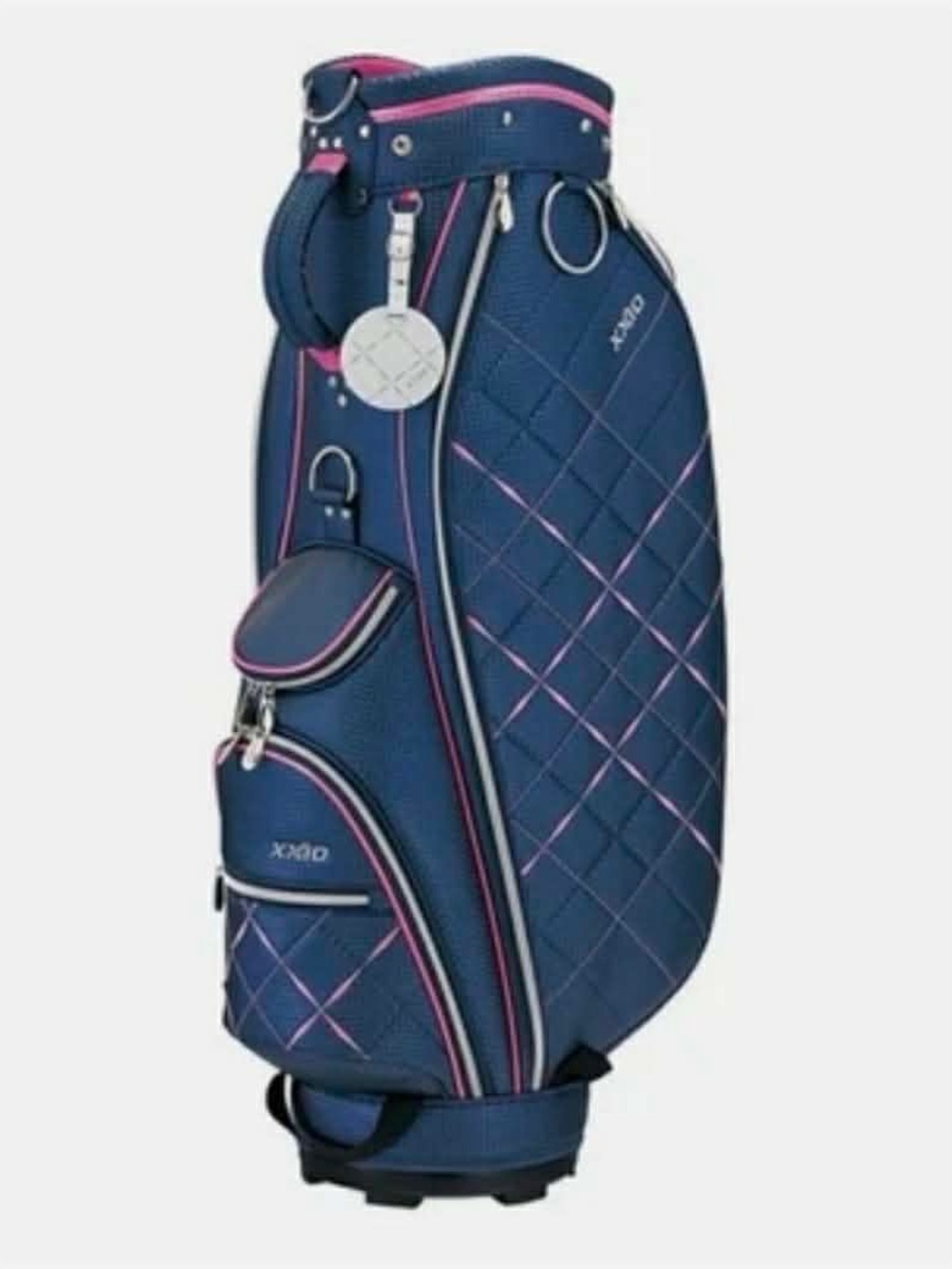 XXIO Women's Lightweight Cart Bag in Navy Blue and Pink